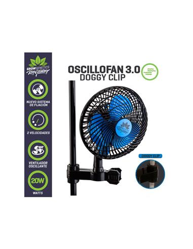 ventilador-oscillofan-doggyclip-grow-genetics (1) Ventilador Indoor Oscillante 3.0 - Grow Genetics - Imagen 1