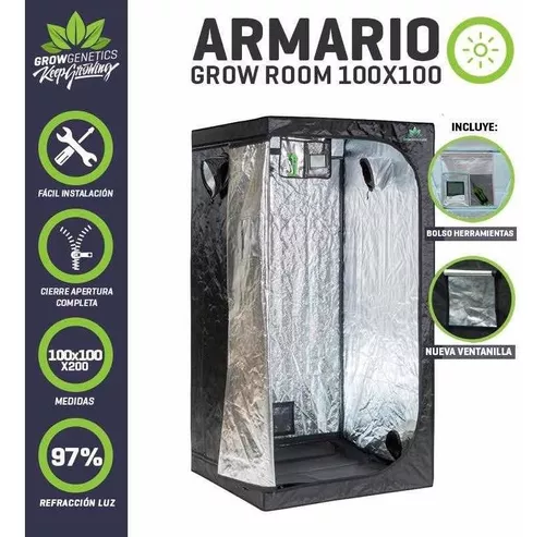100 Carpa Premium Indoor Grow Genetics 100x100x200 - Imagen 1