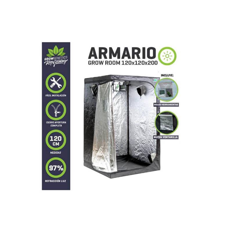 120x120 Carpa Premium Indoor Grow Genetics 120x120x200 - Imagen 1