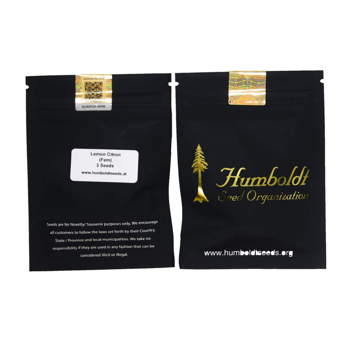 11 LEMON CITRON FEM X3 - HUMBOLDT SEEDS - Imagen 1