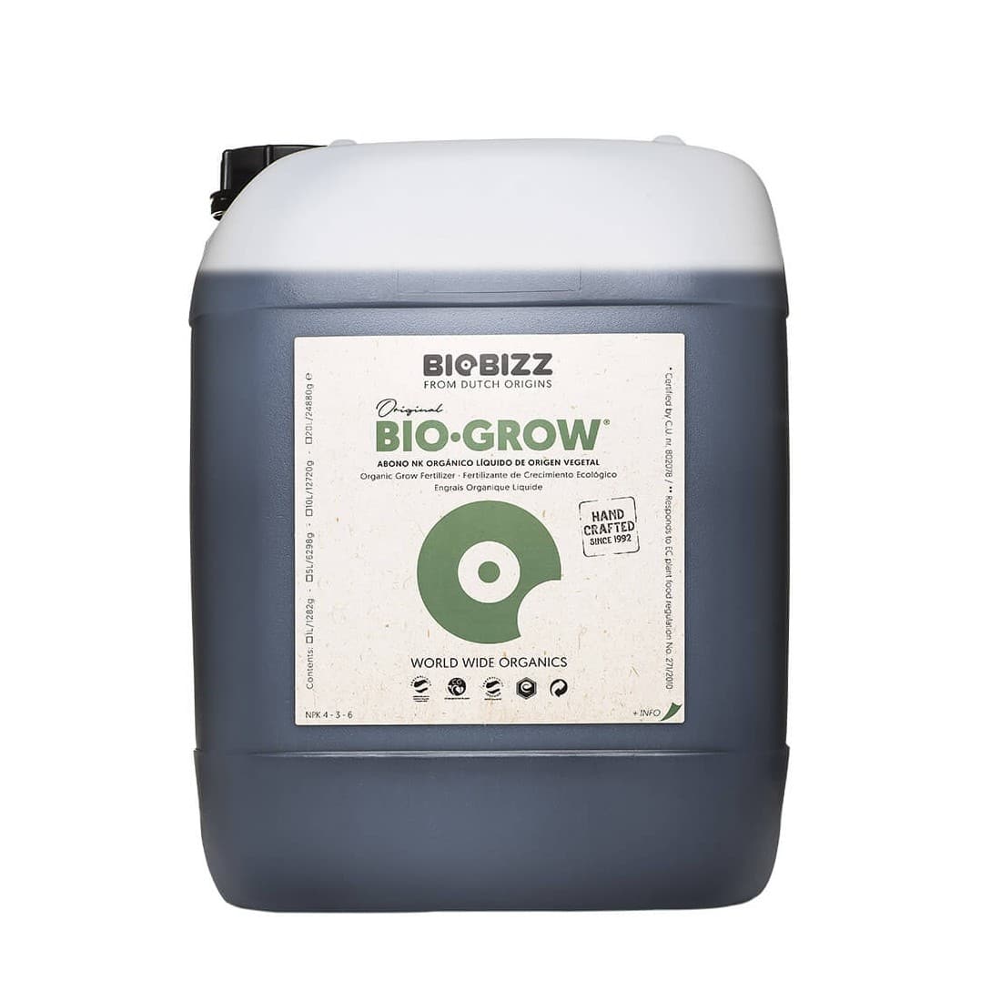 bio-grow-10lt-biobizz BIO GROW 10LT-BIOBIZZ - Imagen 1