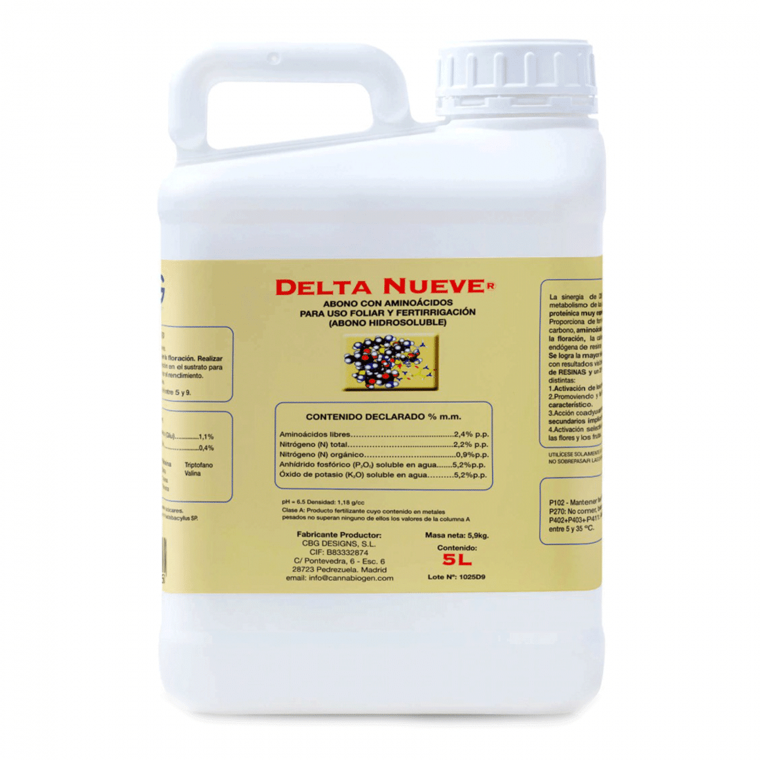 cbg-delta-9-5lt.jpg DELTA 9 5LT-CBG - Imagen 1