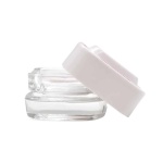 CONTENEDOR EXTRACTOS CLEAR TAPA BLANCA 4ML-BONGLAB