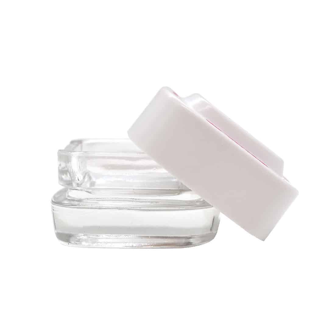 contenedor-extractos-clear-tapa-blanca-4ml-bonglab CONTENEDOR EXTRACTOS CLEAR TAPA BLANCA 4ML-BONGLAB - Imagen 1