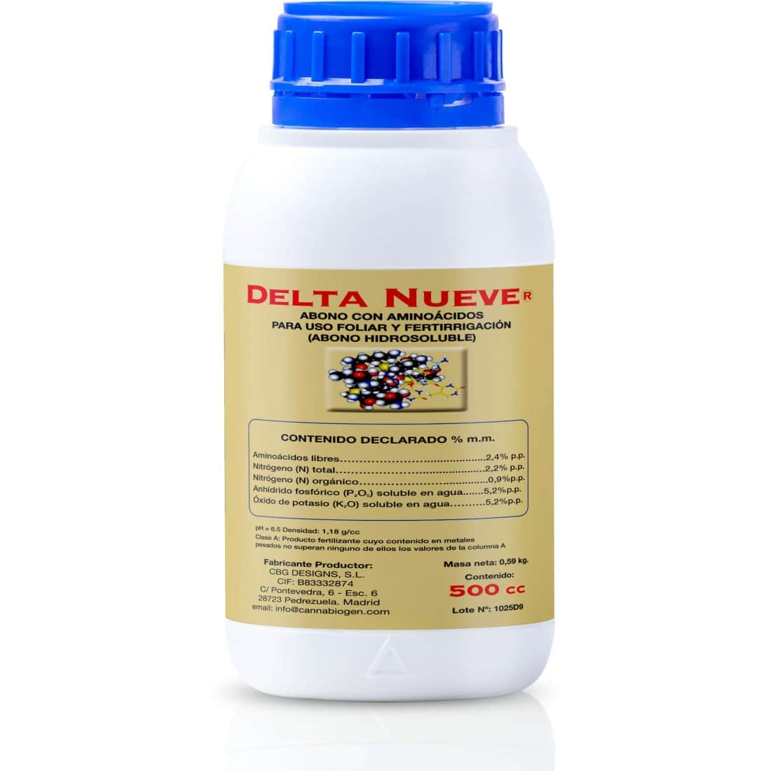delta-9-500-ml DELTA 9 500ML-CBG - Imagen 1