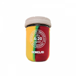 STASH JAR RASTA TIE DYE 8OZ-BONGLAB RE: STASH