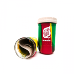 STASH JAR RASTA TIE DYE 8OZ-BONGLAB RE: STASH - Imagen 2