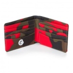 NYLON BILLFOLD RED CAMO WALLET-COOKIES - Imagen 2