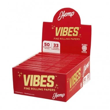 papelillos-hemp-king-size-slim-50u-vibes PAPELILLOS HEMP KING SIZE SLIM 50U-VIBES - Imagen 1